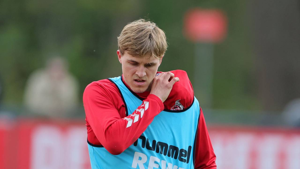 Timo Hübers im Training des 1. FC Köln.