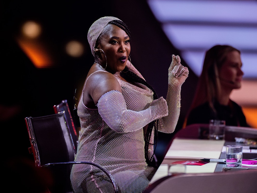 Jurorin Motsi Mabuse während der „Let's Dance“-Live-Show am 14. April 2023.