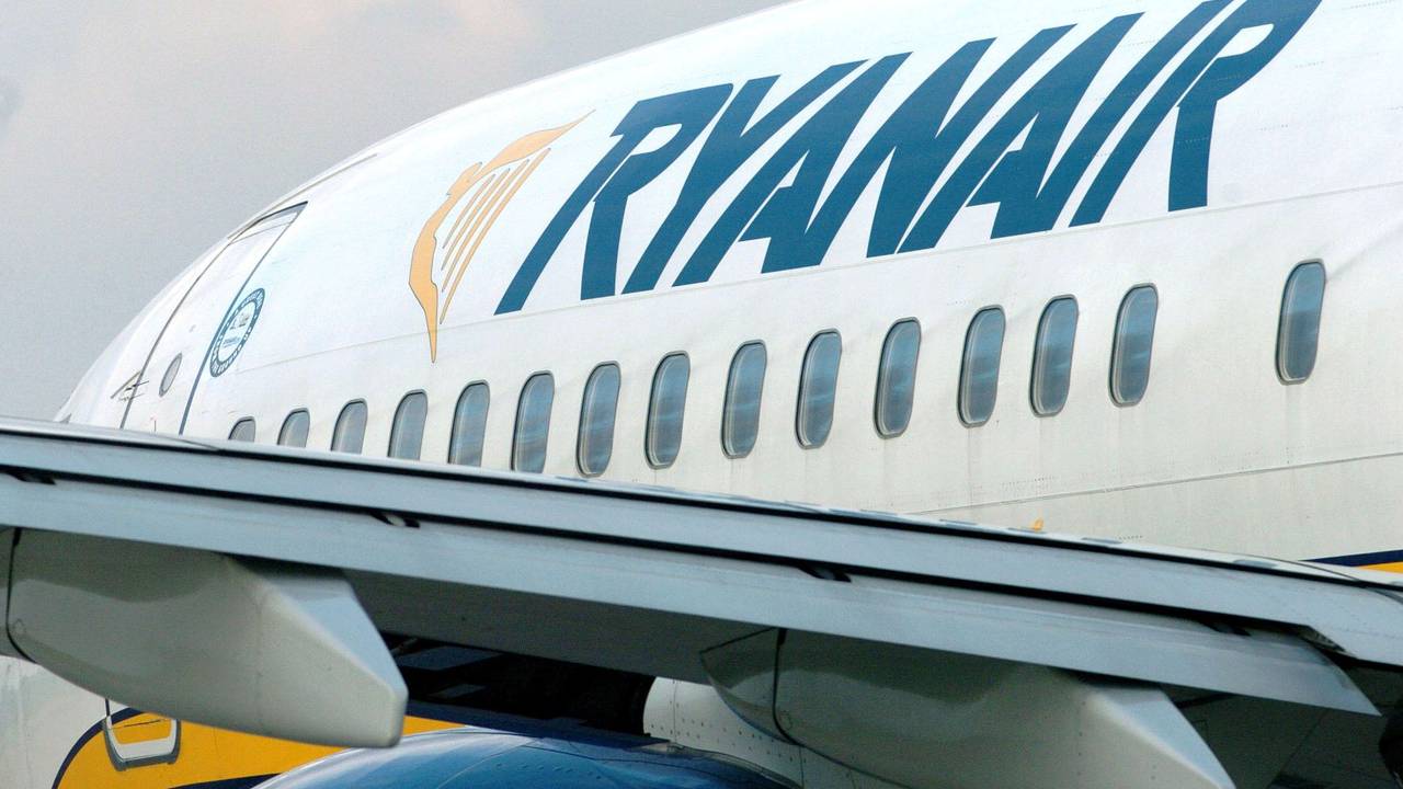 Ein Flugzeug von Ryanair.