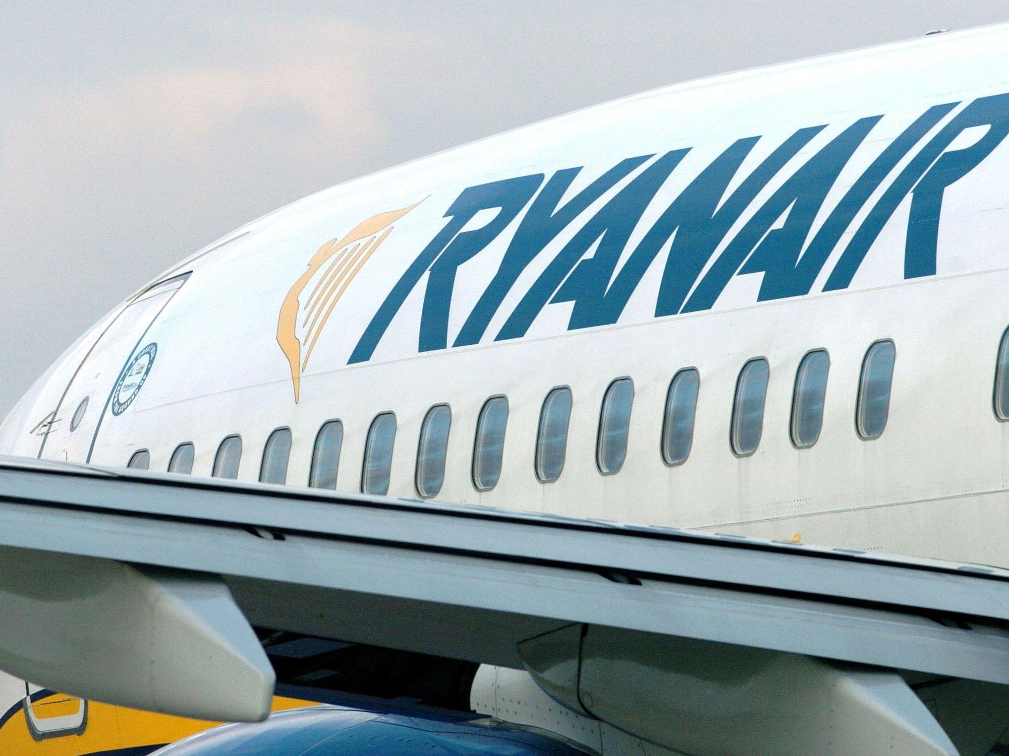 Ein Flugzeug von Ryanair.