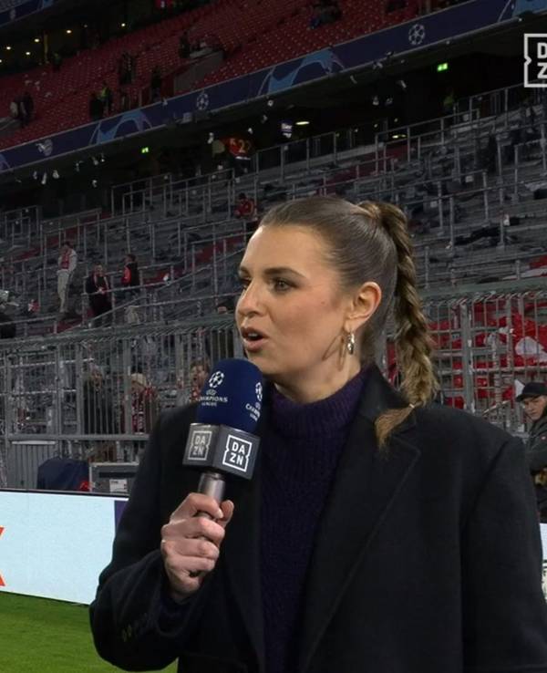 Laura Wontorra spricht im DAZN-Interview mit Thomas Tuchel.