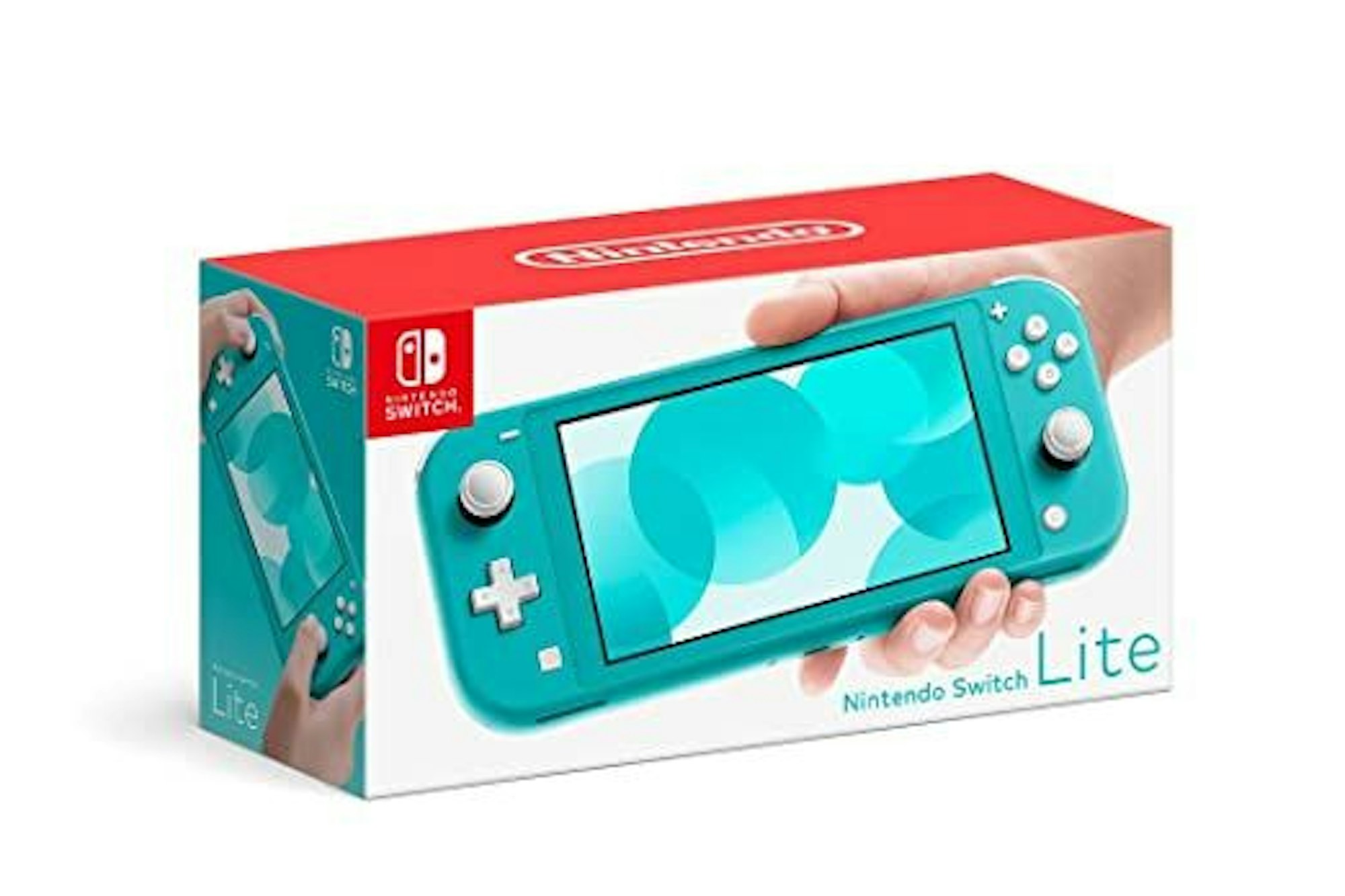 Produktbild des Kartons der Nintendo Switch Lite.
