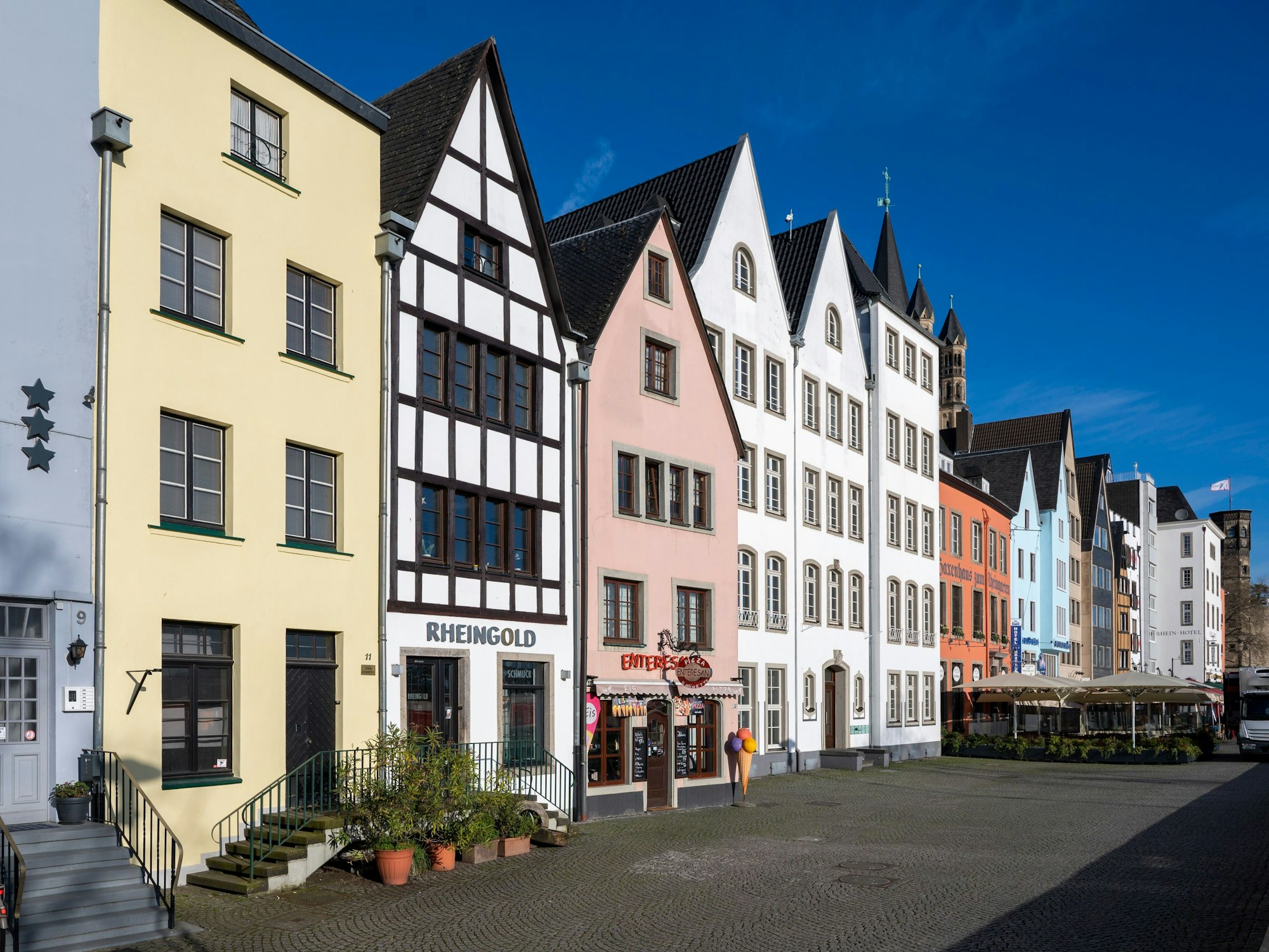 Blick auf die historischen Altstadthäuser.