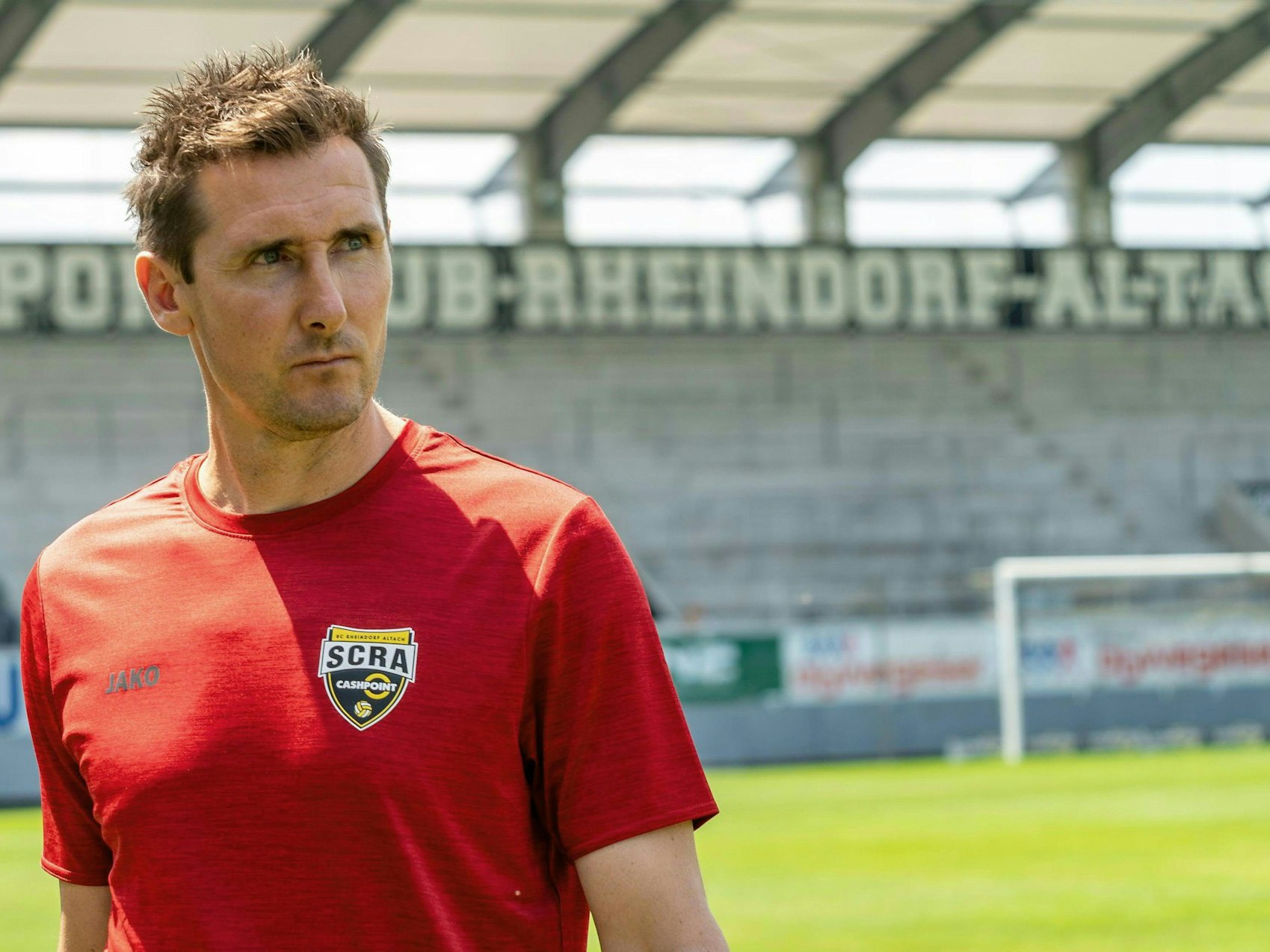 Miroslav Klose am 20. Juni 2022 im Dress des SCR Altach