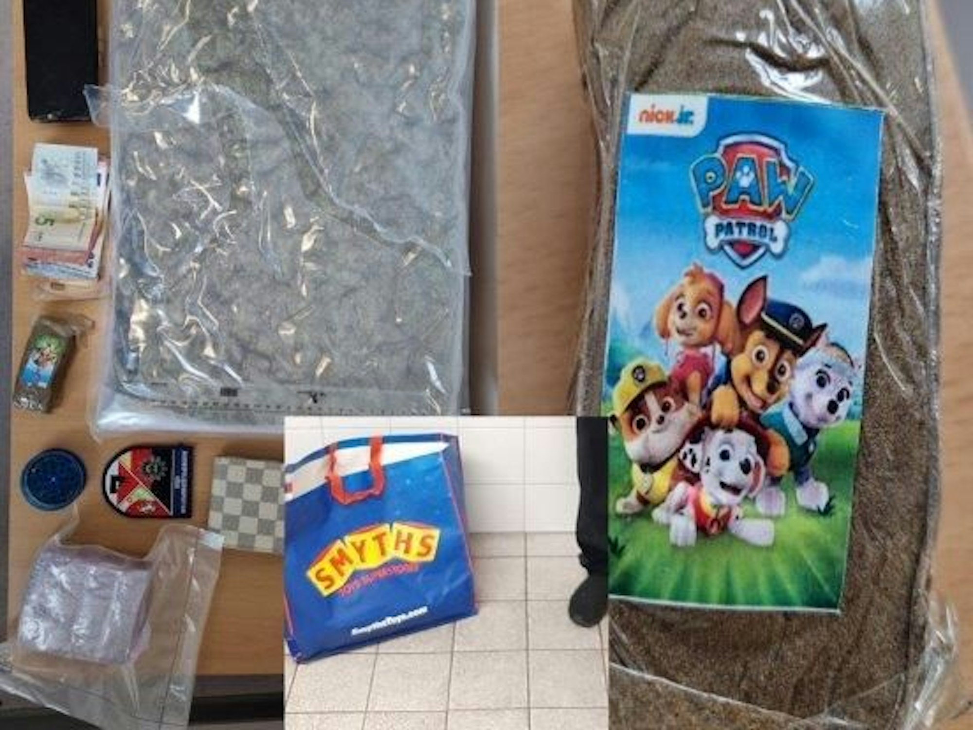 Das Foto zeigt die sichergestellten Drogen.