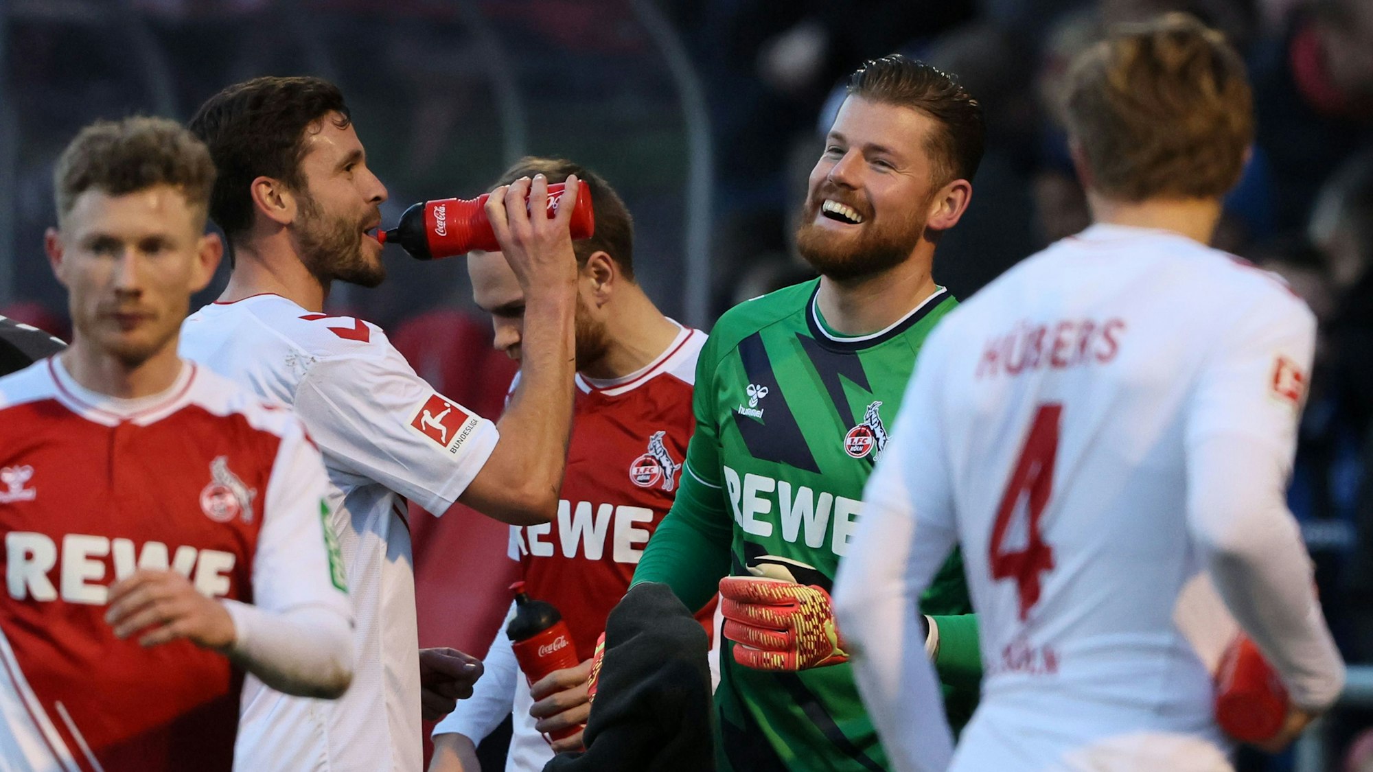 1. FC Köln vs. Hamburger SV, Testspiel, Trainingsspiel, Mitte: Timo Horn (1. FC Köln), 07.01.2023, Bild: Herbert Bucco