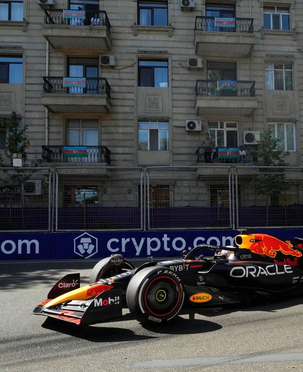 Max Verstappen aus den Niederlanden vom Team Red Bull Racing in Aktion.