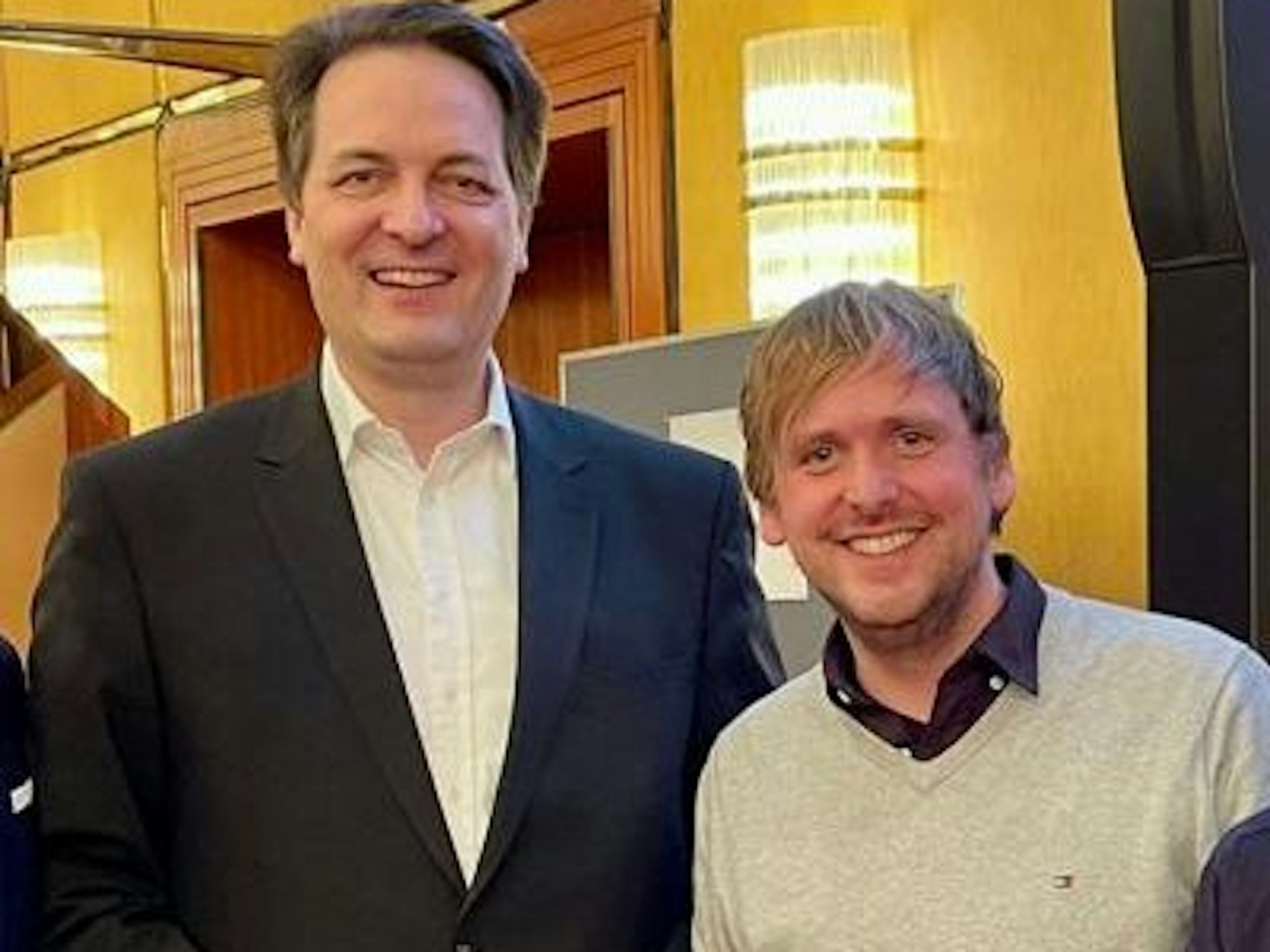 Karl Alexander Mandl (CDU Köln) und Philipp Pohlmann, Vorsitzender der LSU.
