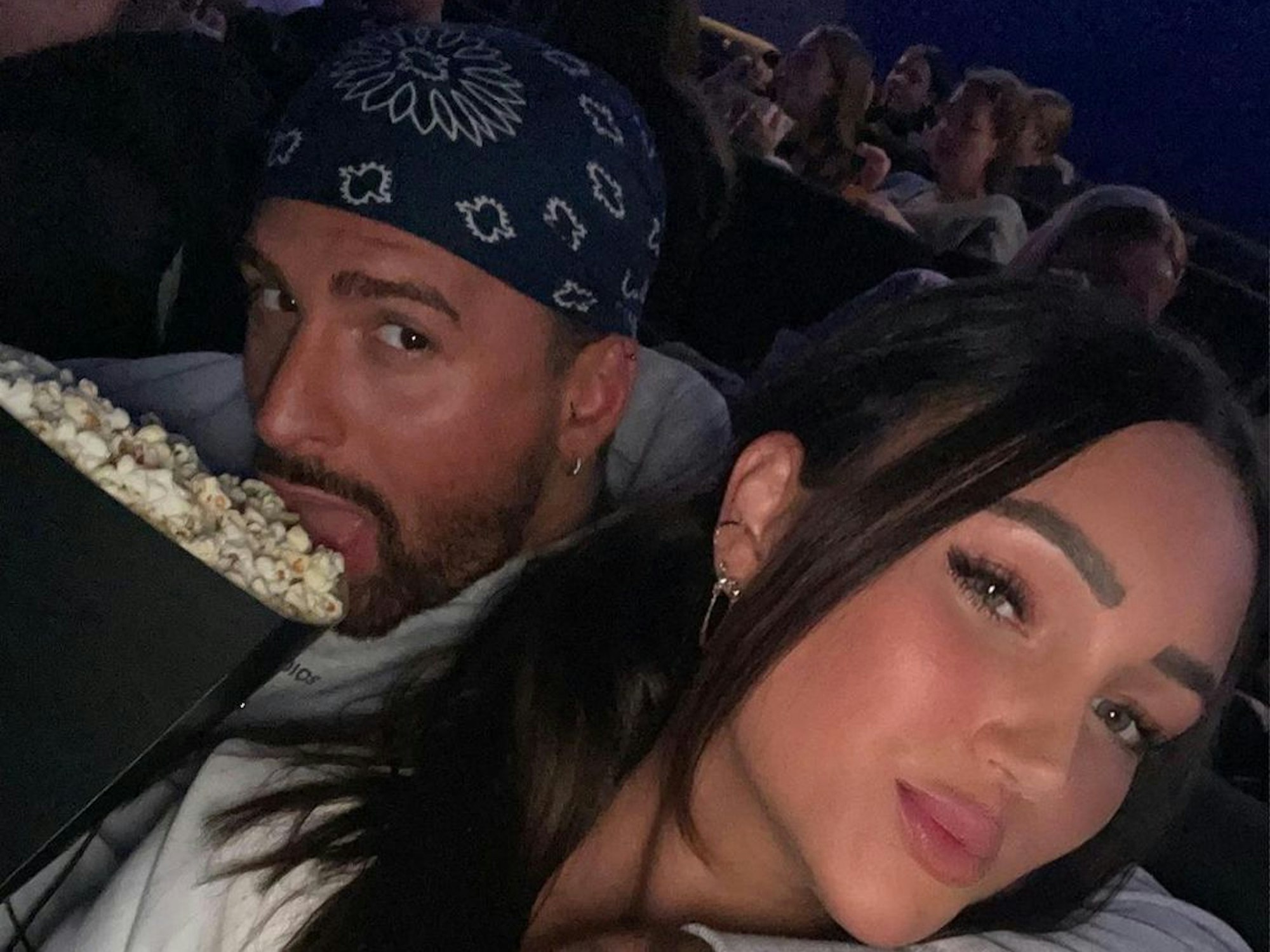 Gigi Birofio mit seiner Freundin Dana Feist auf einem Instagram-Foto von Februar 2023.