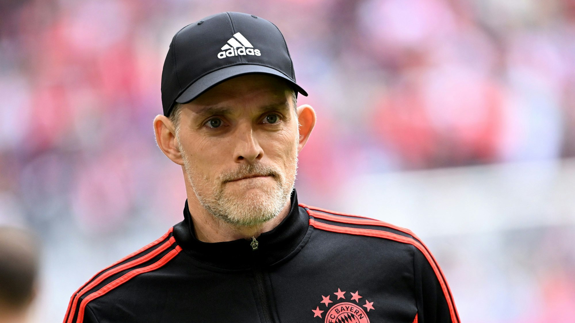 Bayern-Trainer Thomas Tuchel vor dem Spiel gegen Hertha in München.