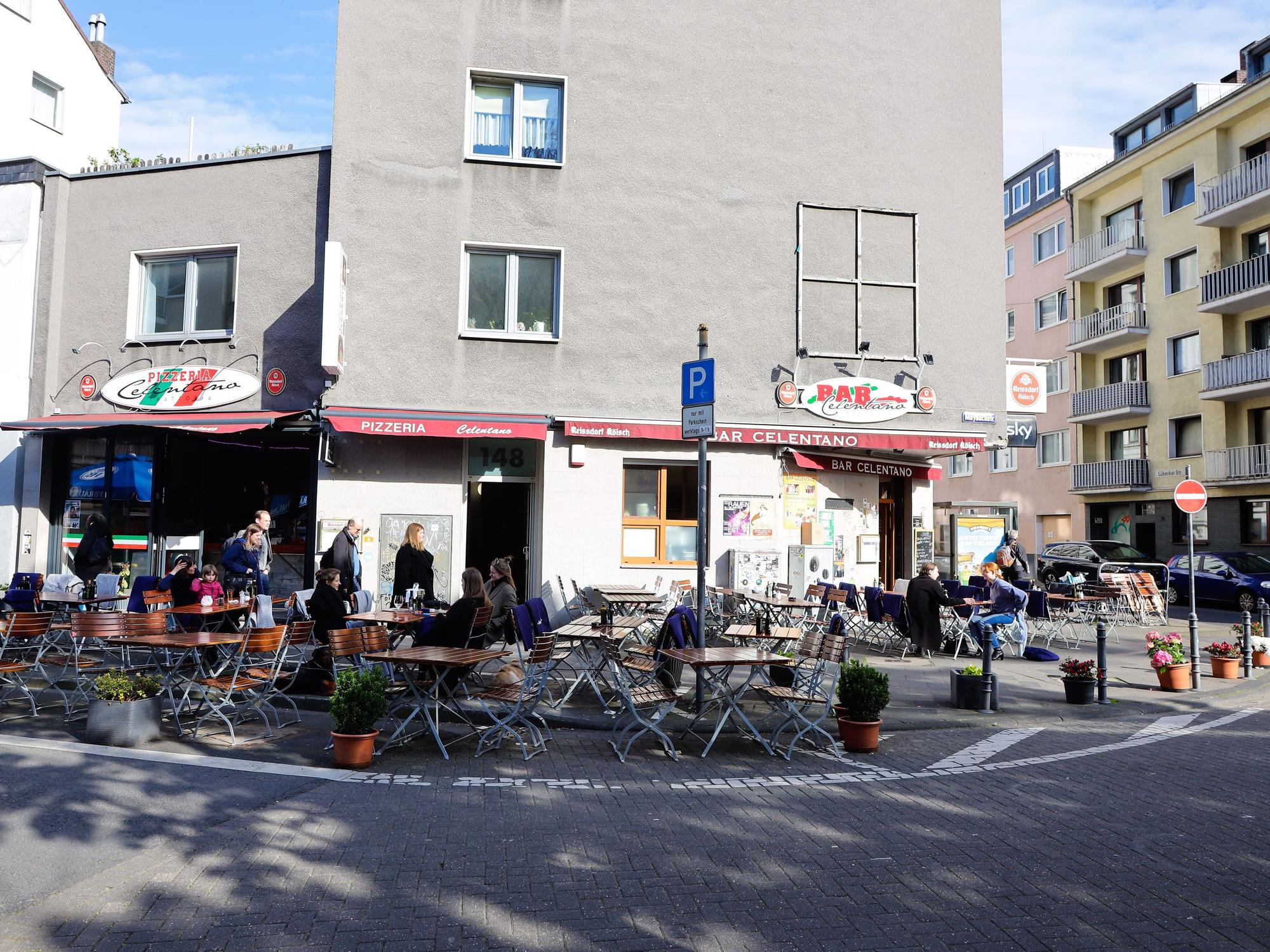 Die beliebte Trattoria Celentano im Agnesviertel.