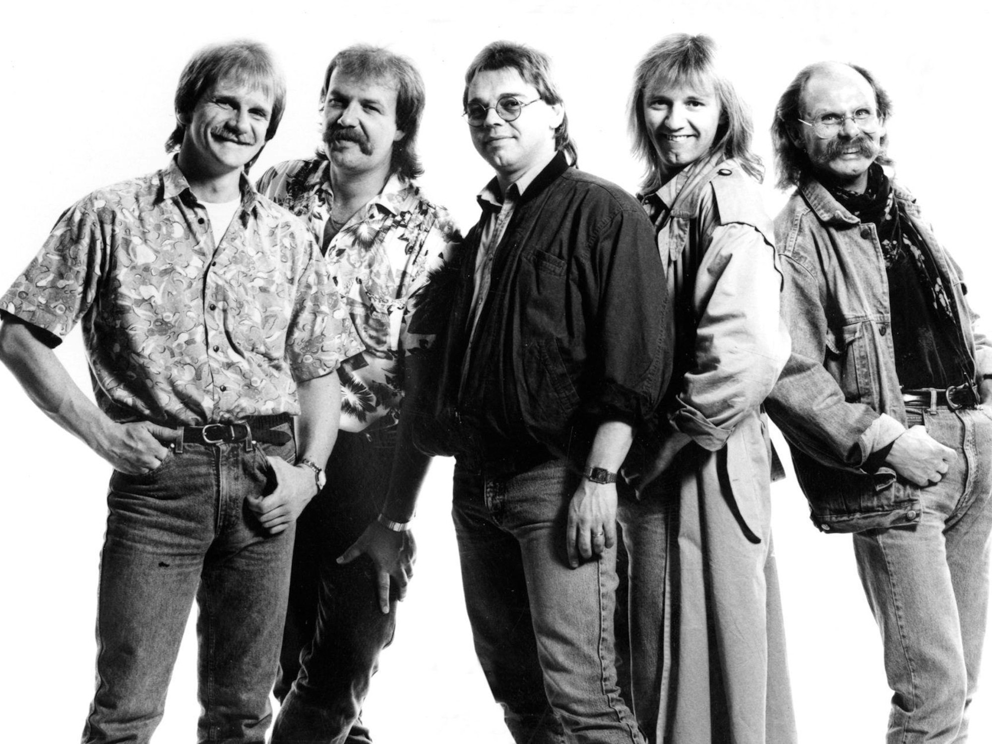 Die Paveier früher (v.l.): Klaus Lückerath, Detlef Vorholt, Micky Brühl, Hans-Ludwig "Bubi" Brühl und Bodo Schulz.