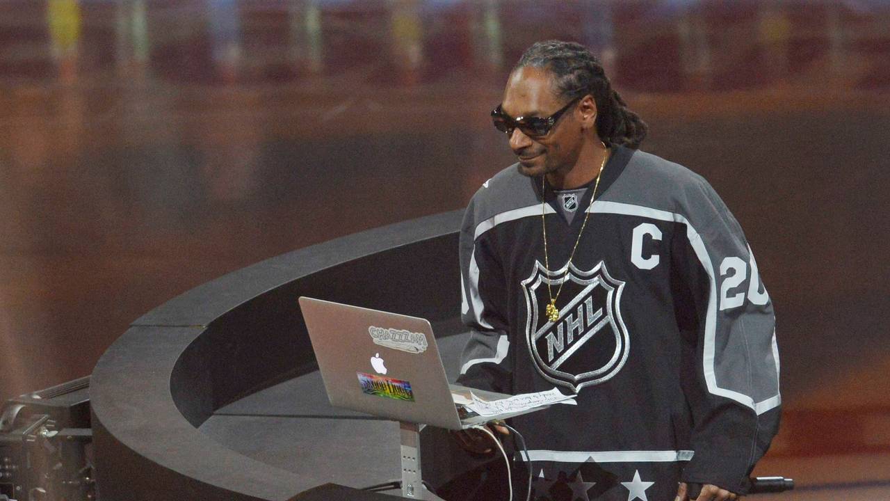 Der amerikanische Rapper Snoop Dogg, hier am 28. Januar 2017 beim NHL-All-Star-Game.