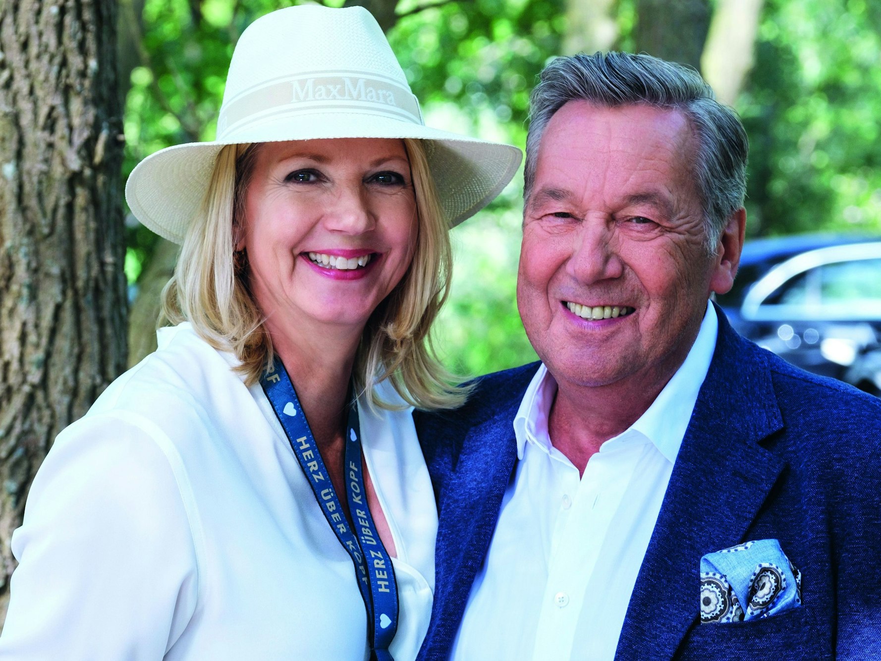 Roland Kaiser mit seiner Frau Silvia in Rostock am 18.06.2022