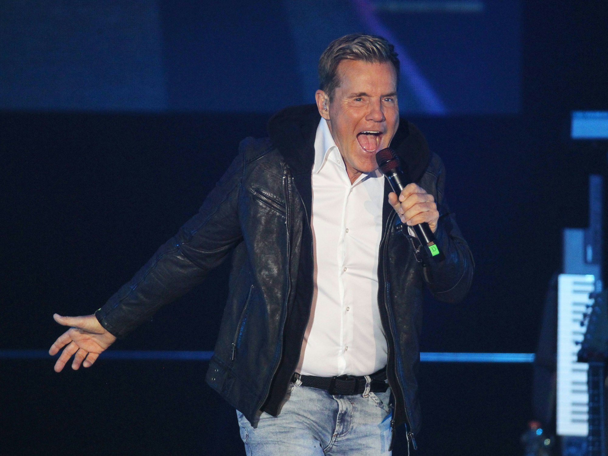 Dieter Bohlen bei seiner Tour live auf der Bühne.