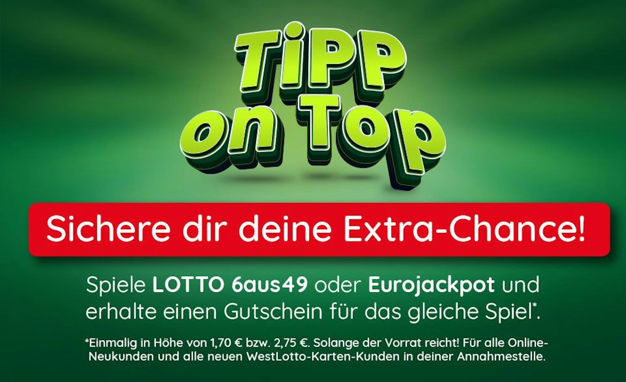 Tipp on Top Extra-Chance Infobild.