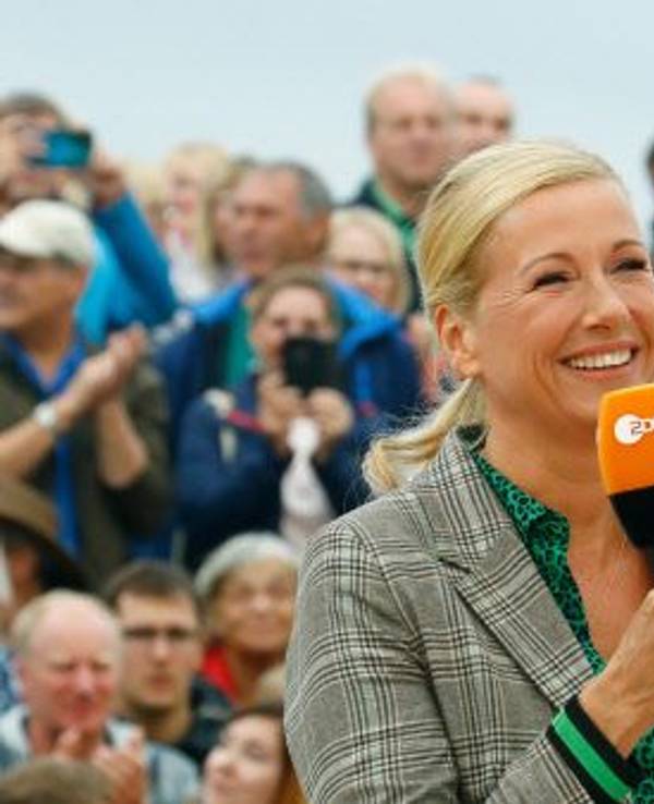 Andrea Kiewel im ZDF Fernsehgarten