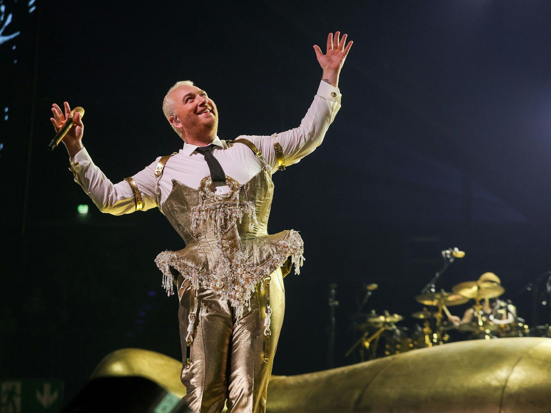 Konzert von Sam Smith in der Lanxess-Arena in Köln.