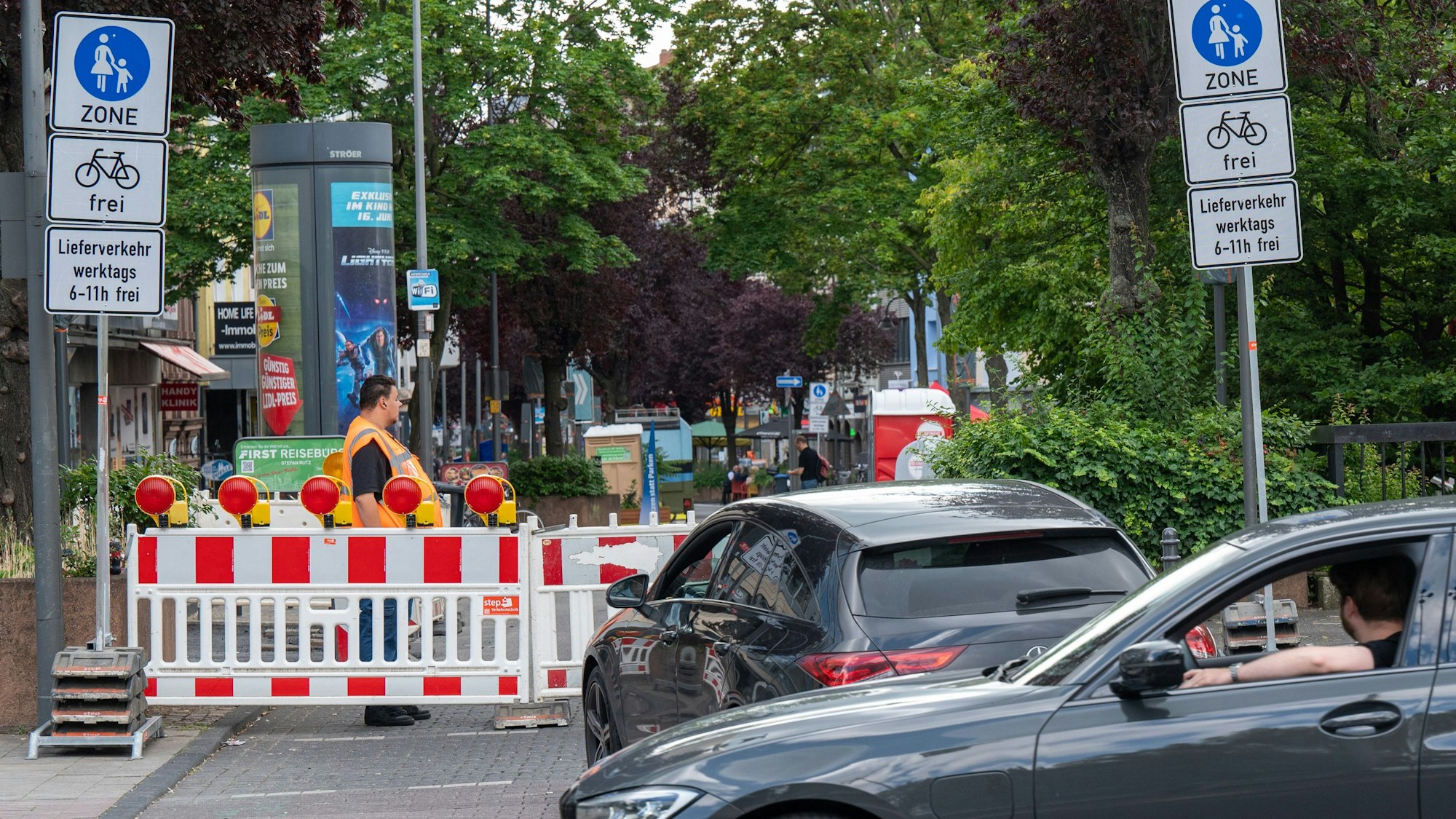 Die Deutzer Freiheit ist autofrei.