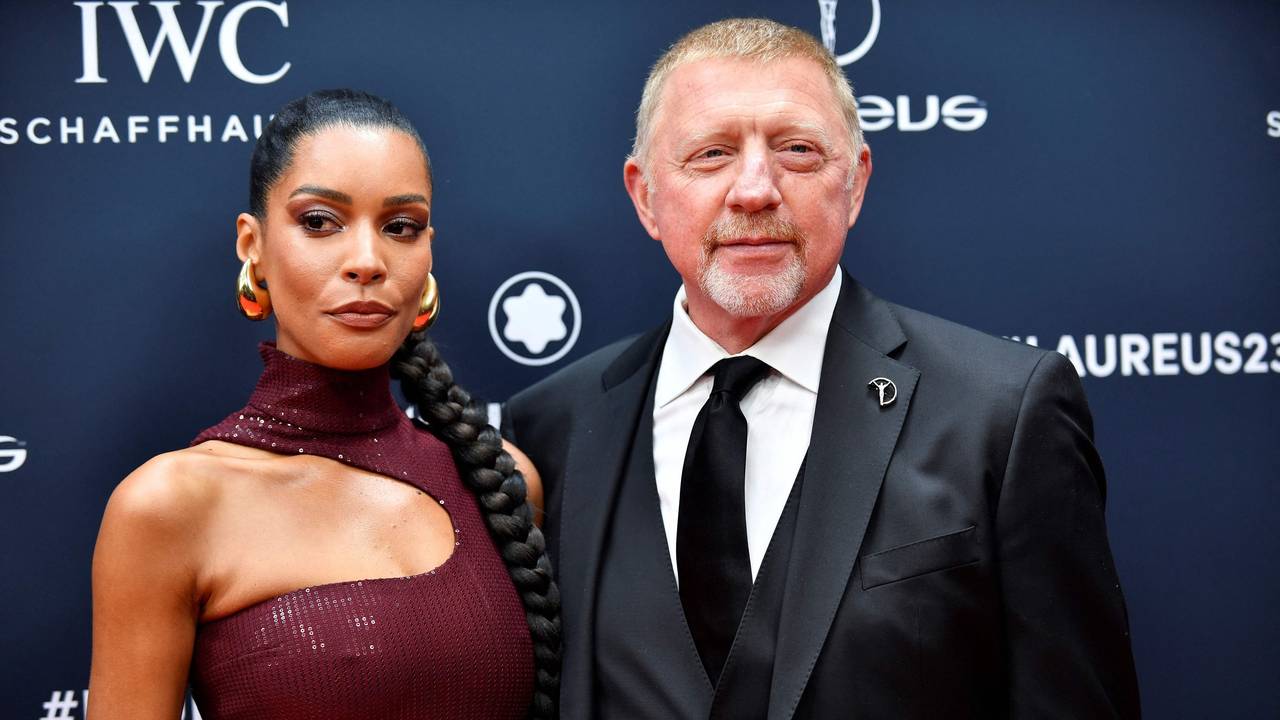 Boris Becker und seine Lebensgefährtin Lilian bei den Laureus World Sports Awards in Paris.