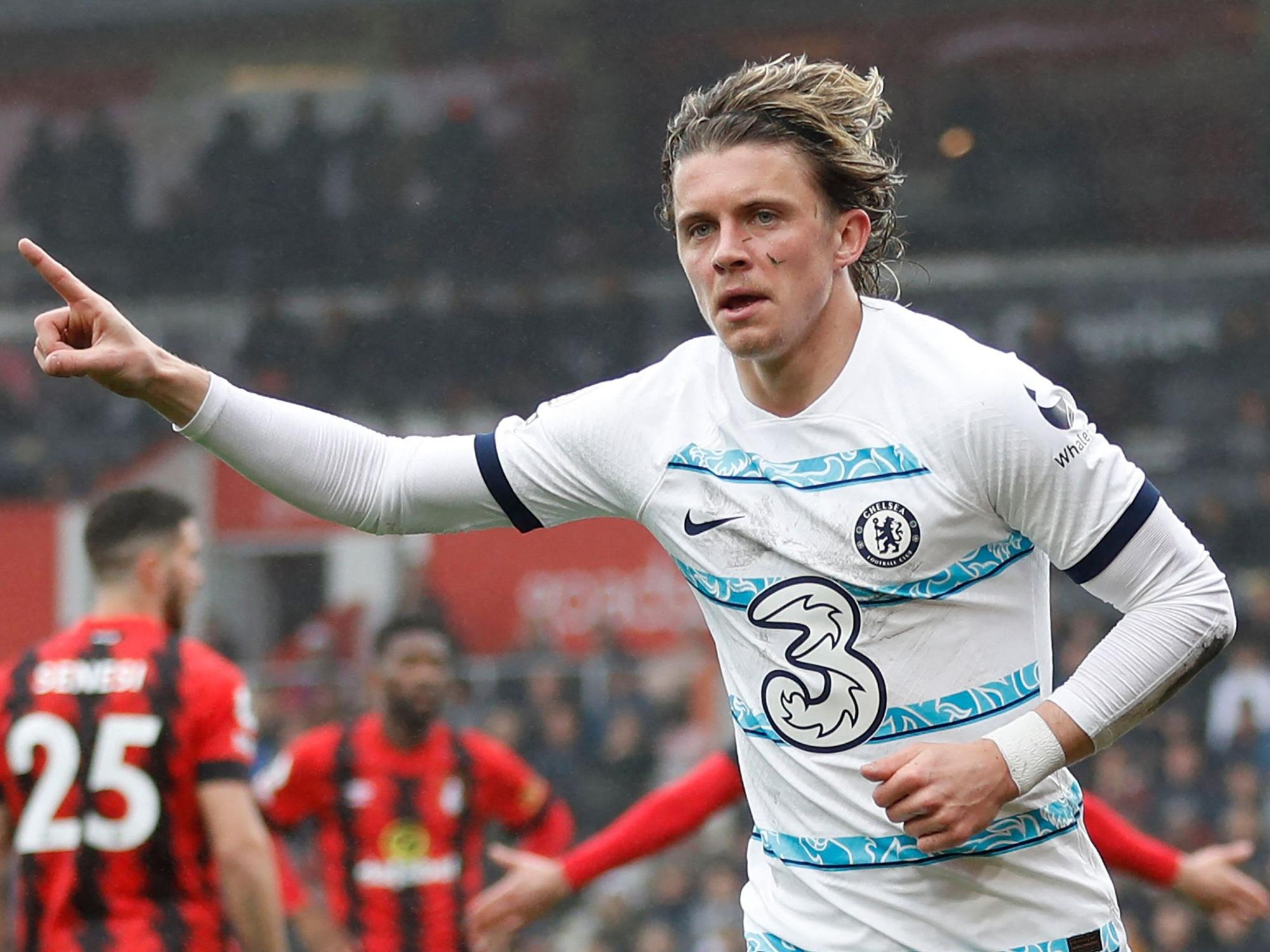 Chelseas Conor Gallagher jubelt nach einem Tor.