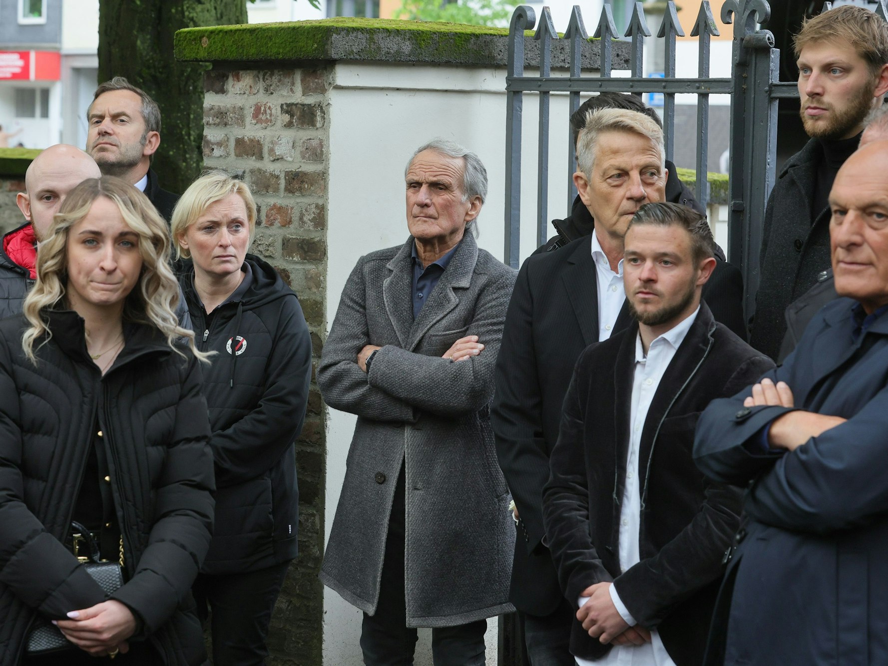 Verabschiedung Franz-Josef Wernze. Wolfgang Overath war auch dabei.