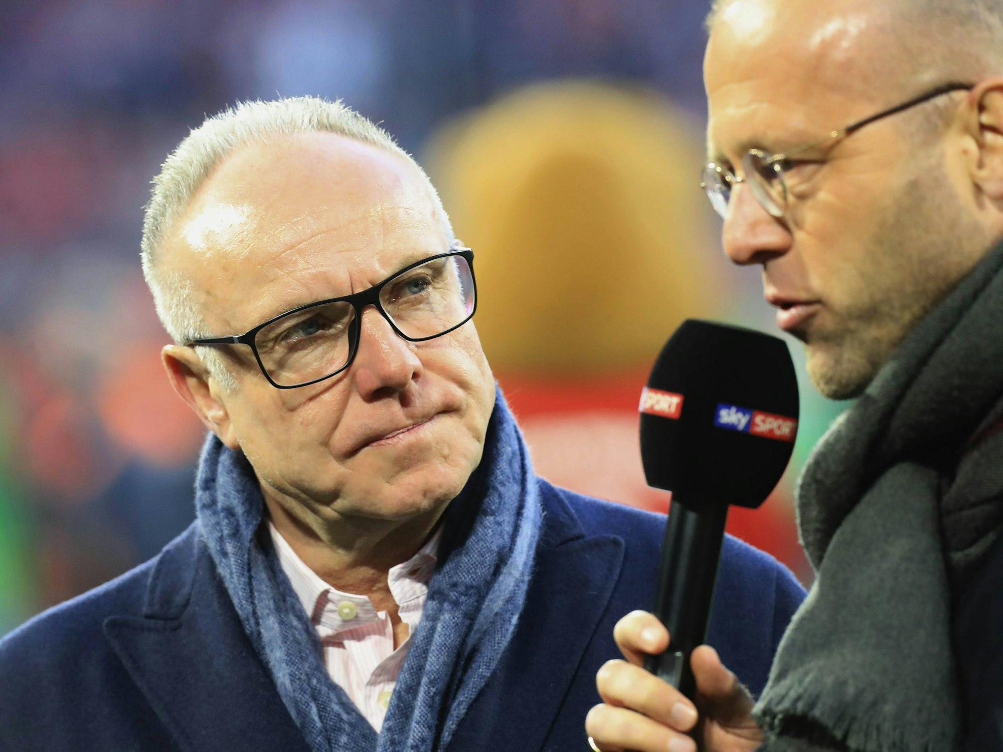 Michael Rummenigge in einem Sky-Interview.