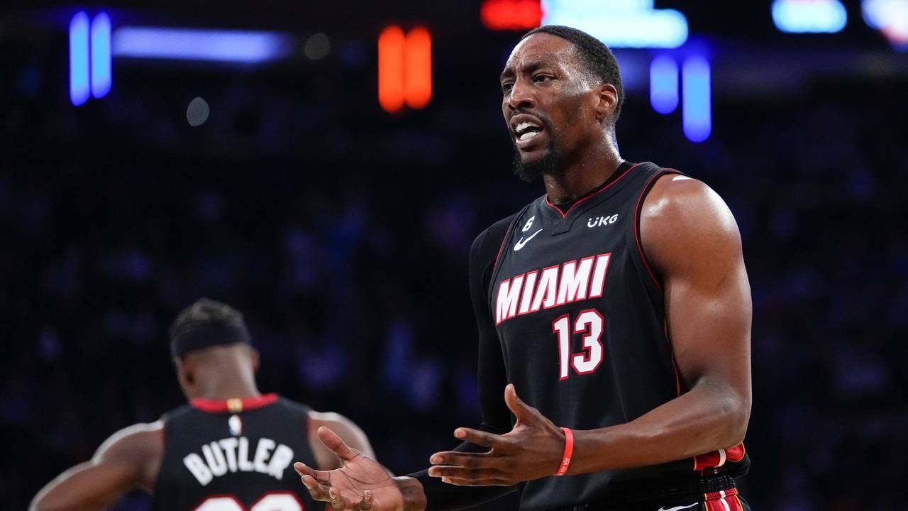 Bam Adebayo während eines Spiels.