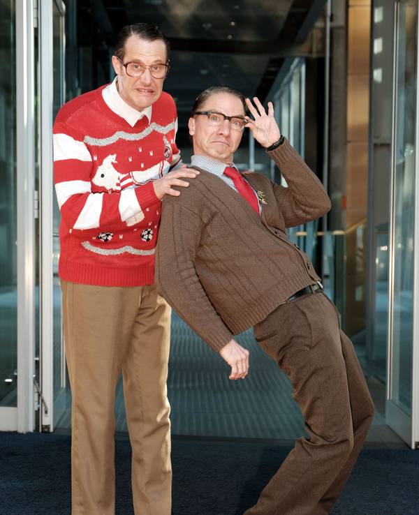 Das Karnevals-Duo Willi (Dirk Zimmer) und Ernst (Markus Kirschbaum).