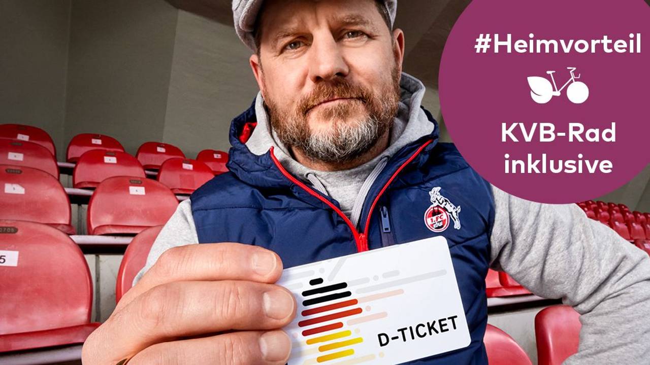 #Heimvorteil sichern mit dem KVB-Deutschlandticket auf der Chipkarte