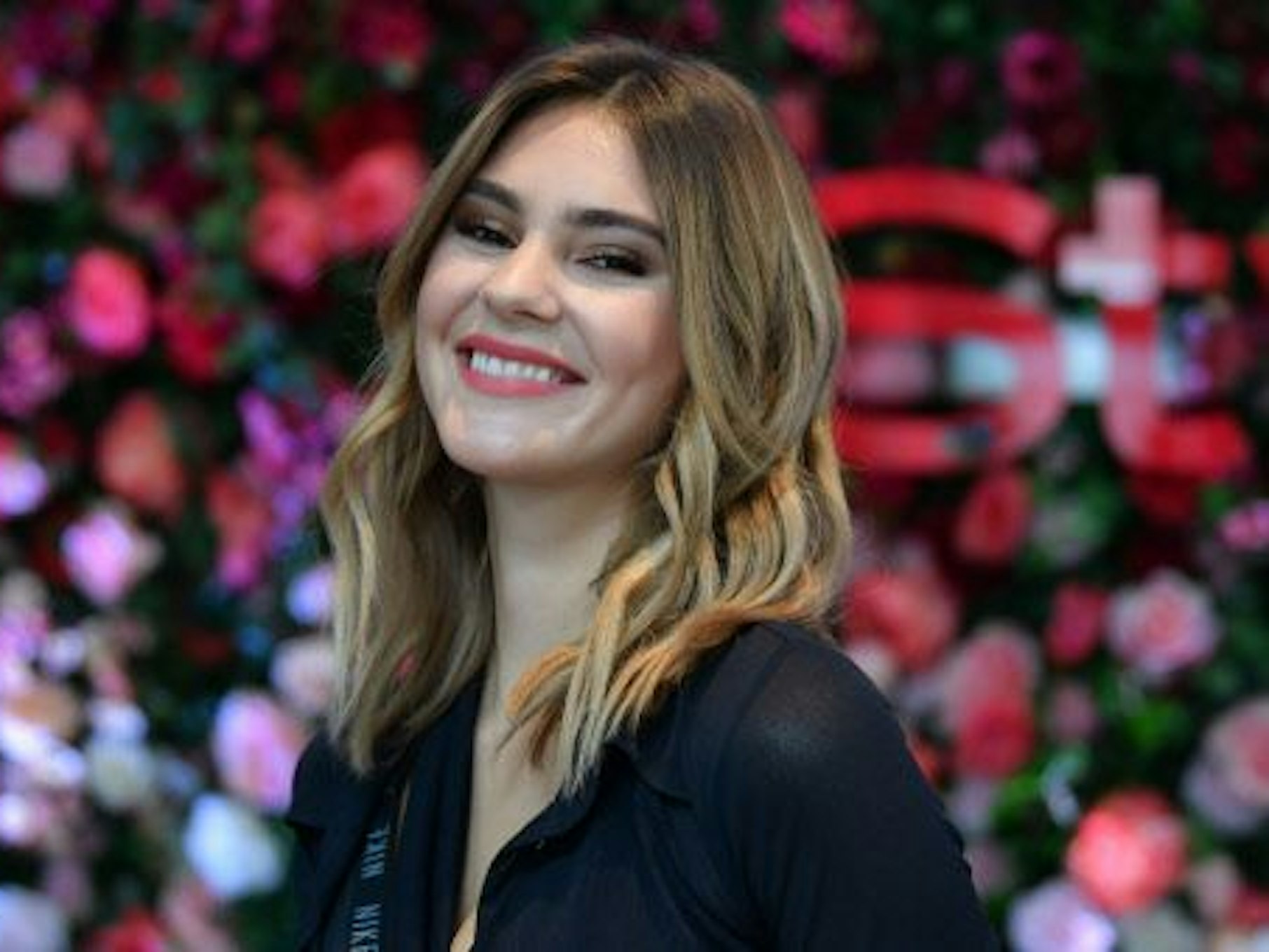 Das Model Stefanie Giesinger kommt zur Veranstaltung Be InStyle im Cafe Moskau.