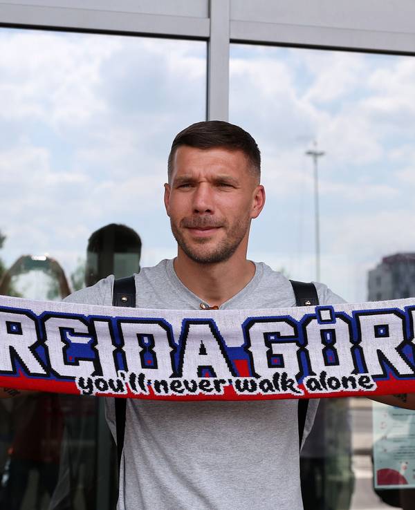 Lukas Podolski, ehemaliger deutscher Fußball-Nationalspieler, spielt beim polnischen Erstligisten Gornik Zabrze.