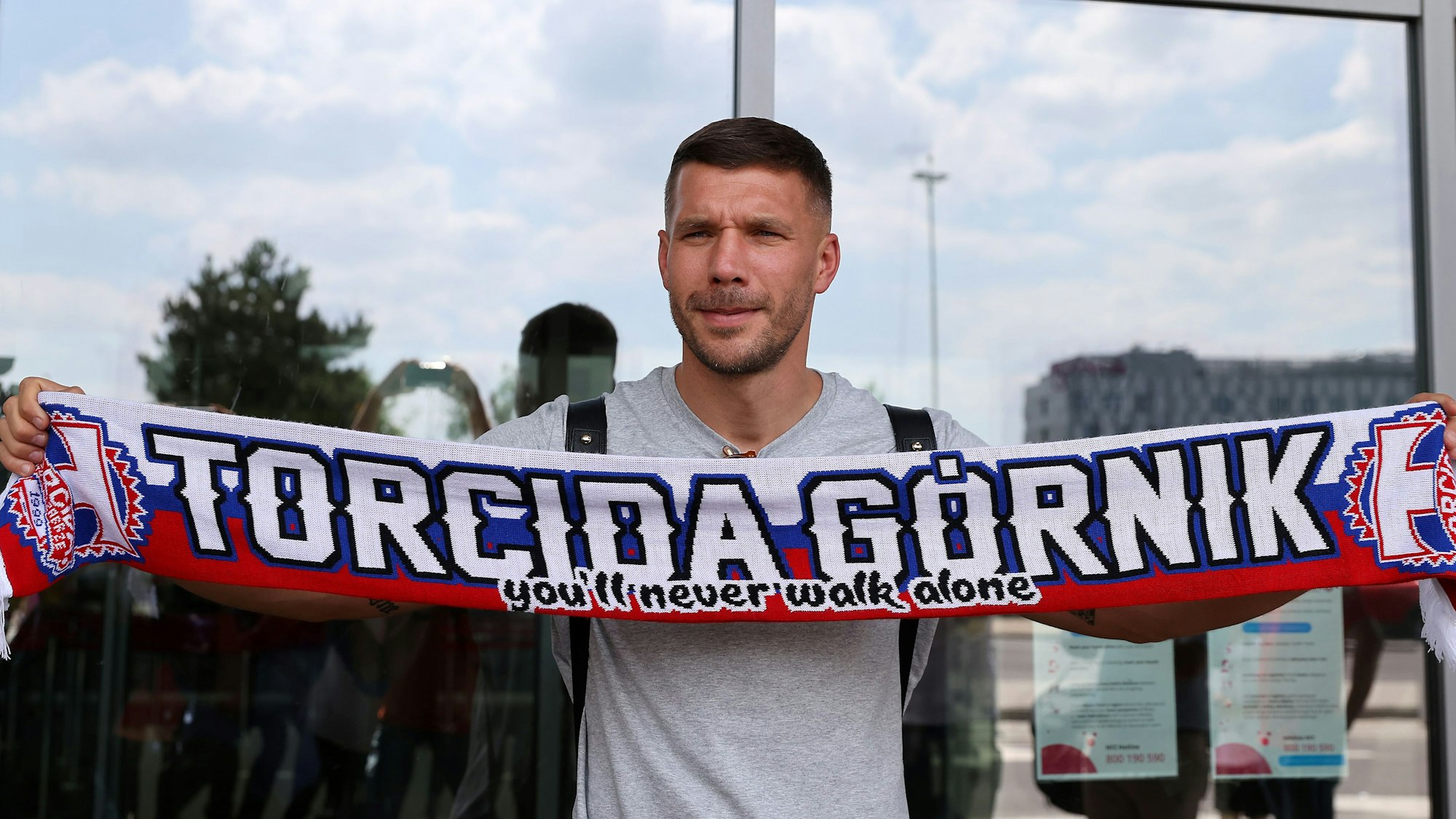 Lukas Podolski, ehemaliger deutscher Fußball-Nationalspieler, spielt beim polnischen Erstligisten Gornik Zabrze.