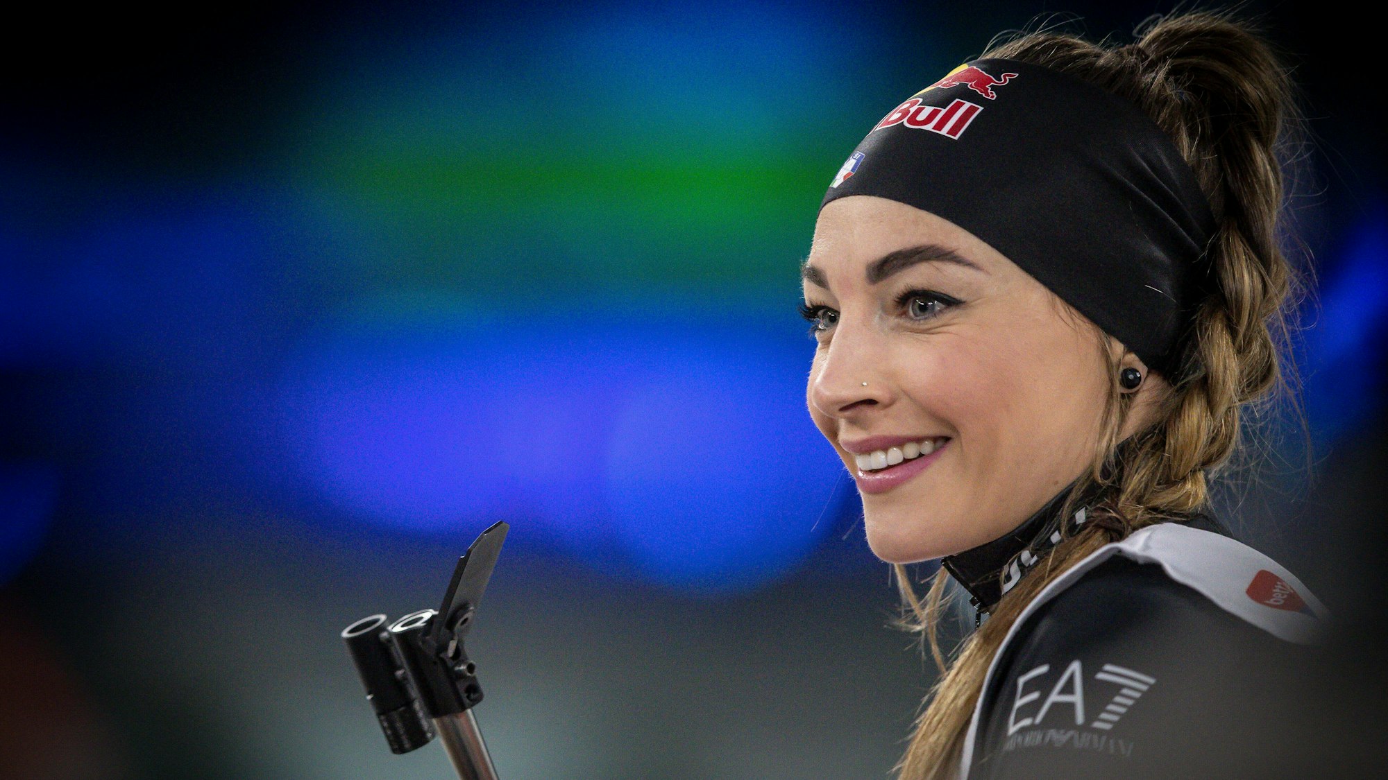Dorothea Wierer bei der Biathlon World Team Challenge auf Schalke.