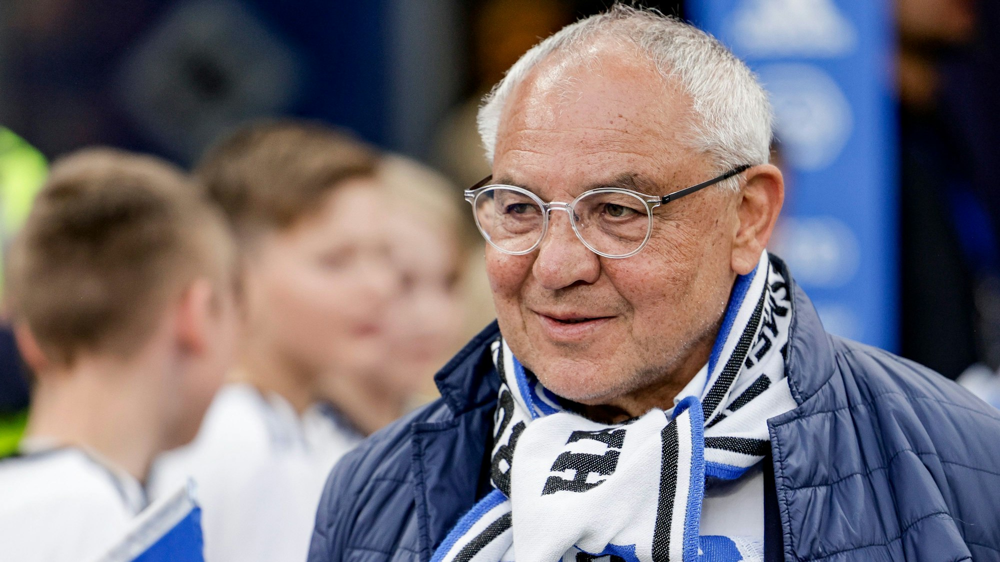 Felix Magath im Volksparkstadion.