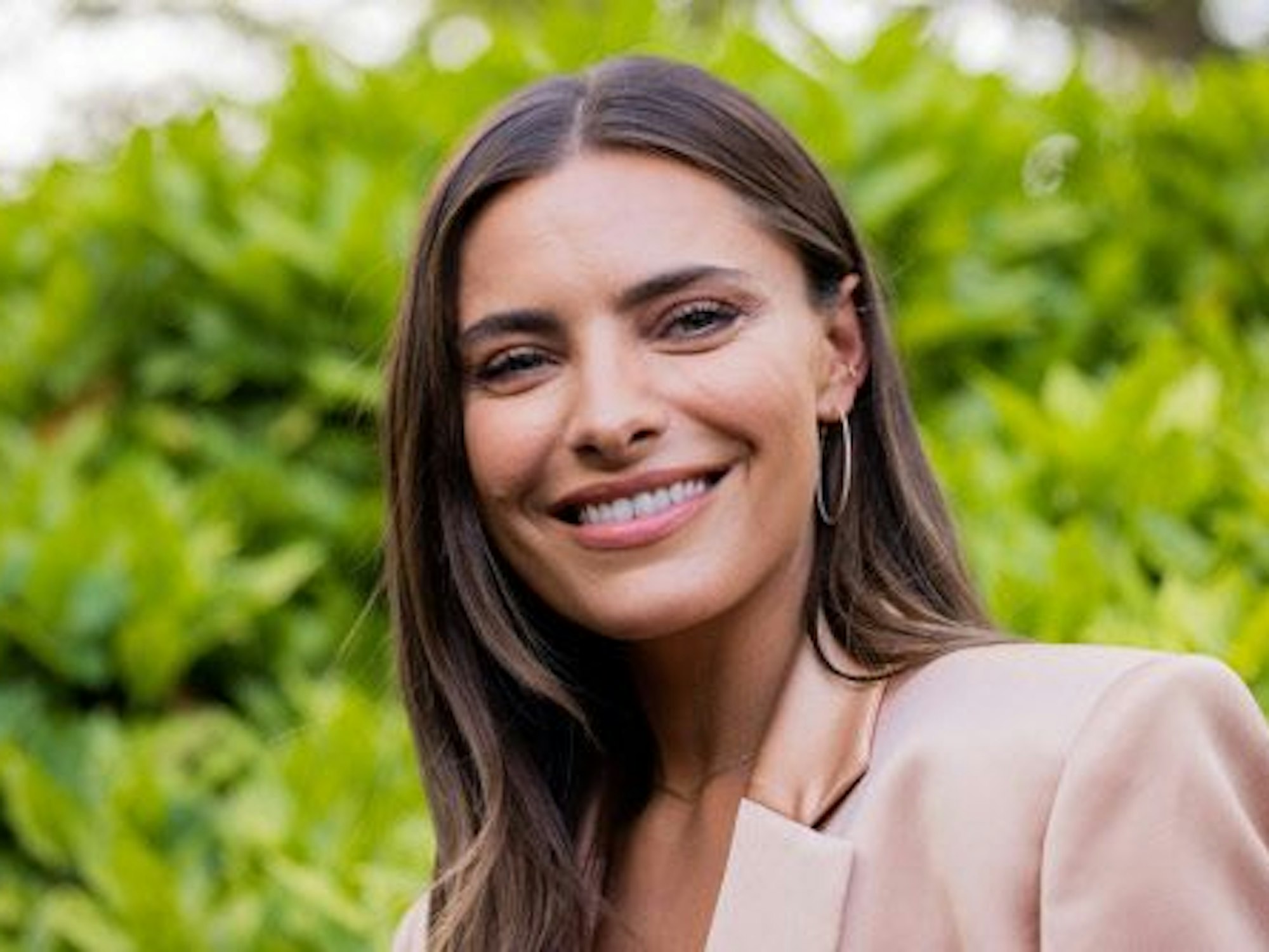 Sophia Thomalla, Moderatorin, kommt zu einem Online-Talk bei Facebook „Laschet trifft Sophia Thomalla“ ins Studio in der CDU-Zentrale.