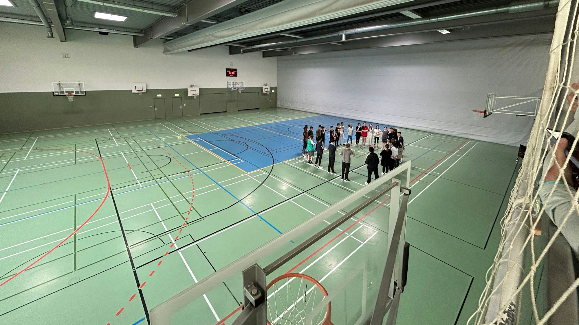 Die Turnhalle der Realschule Hürth: Friedrich-Ebert Schule
Hier gibt es ab dem Sommer Sport als Hauptfach