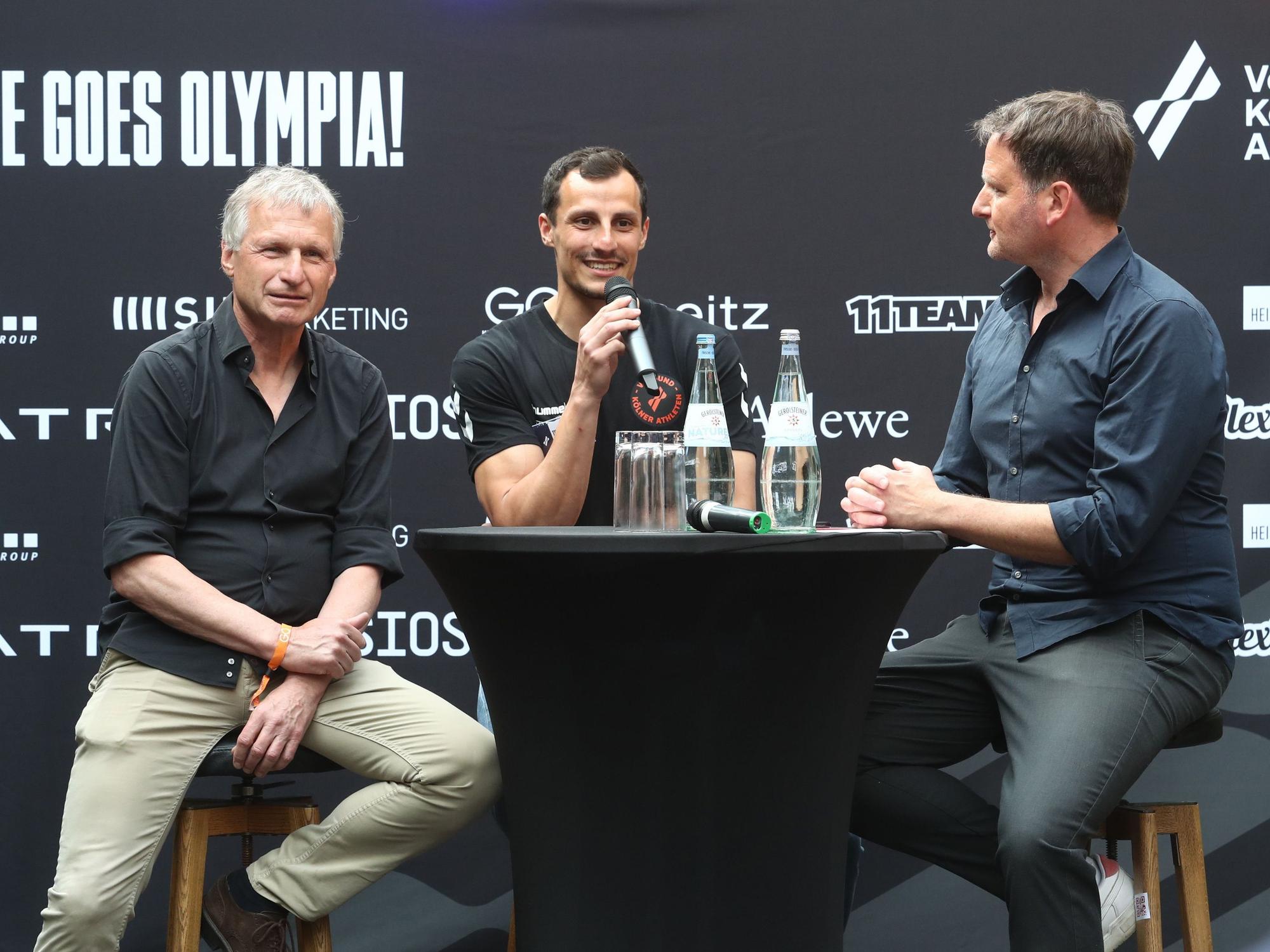Kölner Athleten Verbund, Talk mit Michael Reschke, Timur Oruz, Thomas Wagner.