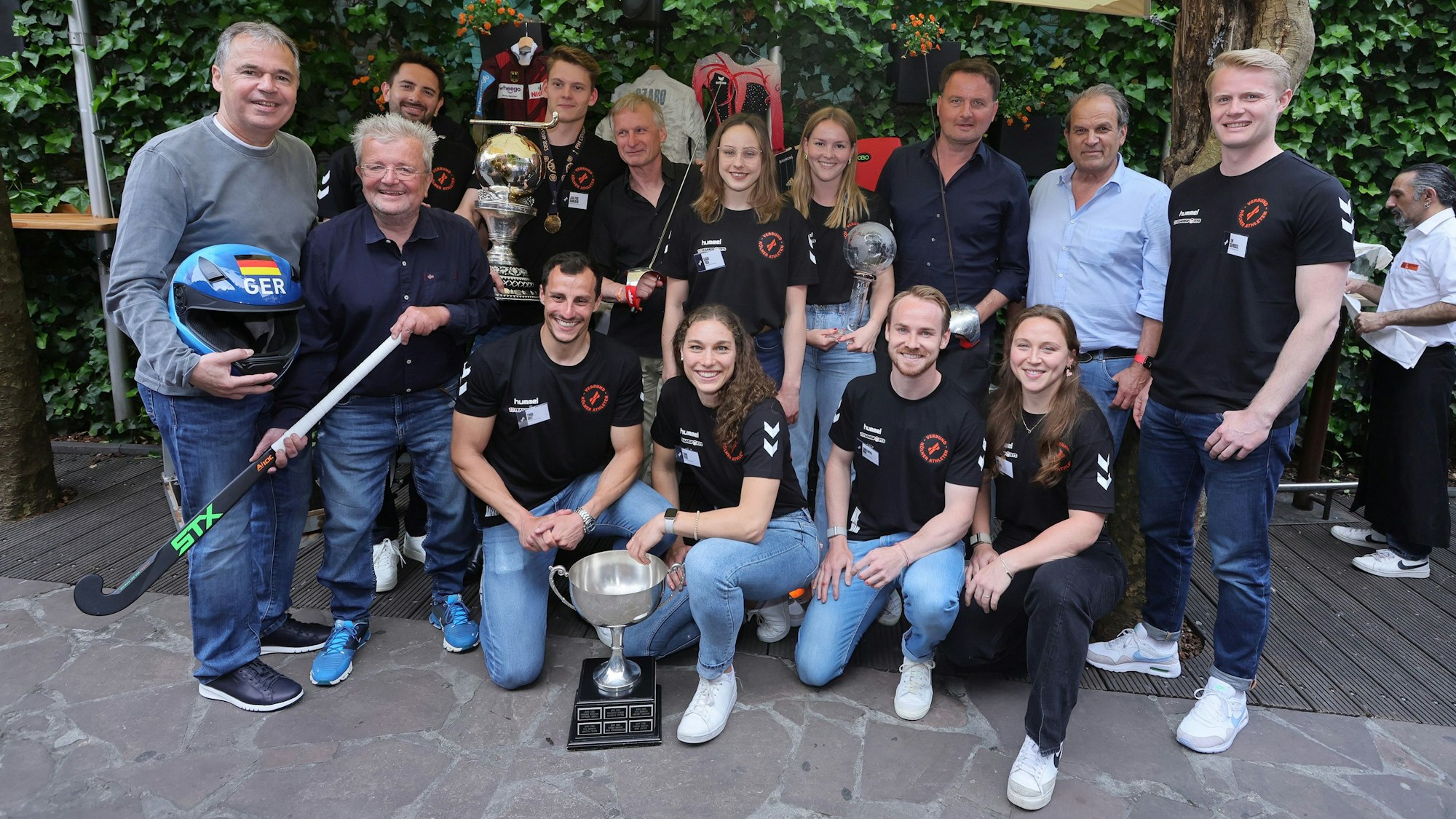 Der Verbund Kölner Athleten bei der Auftakt-Veranstaltung.