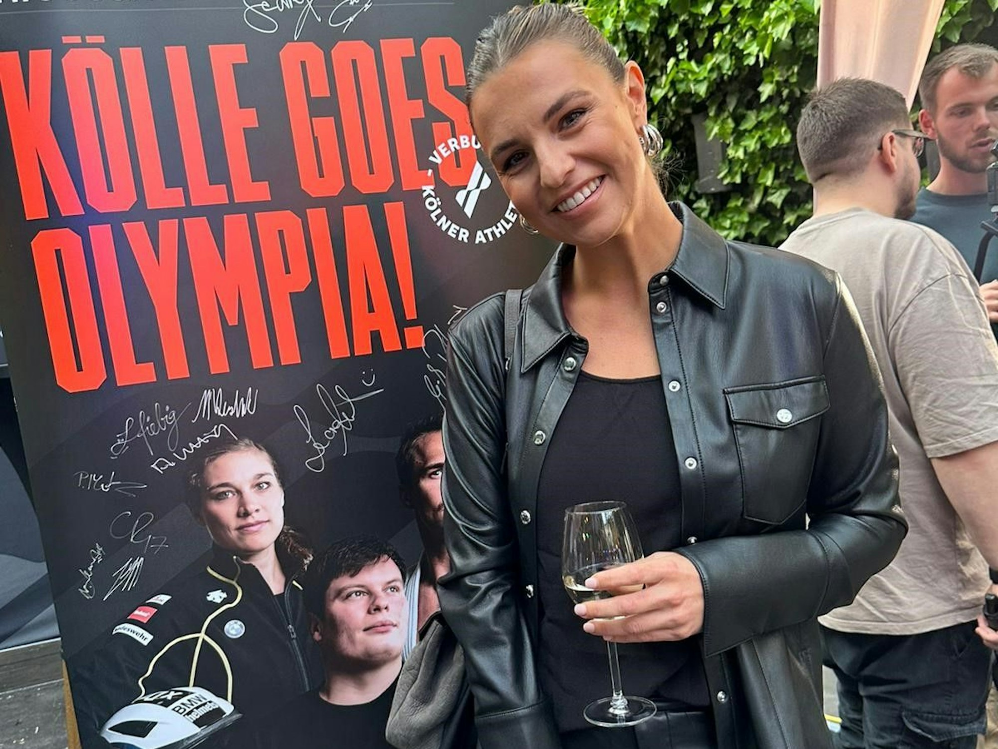 Laura Wontorra beim Verbund Kölner Athleten.