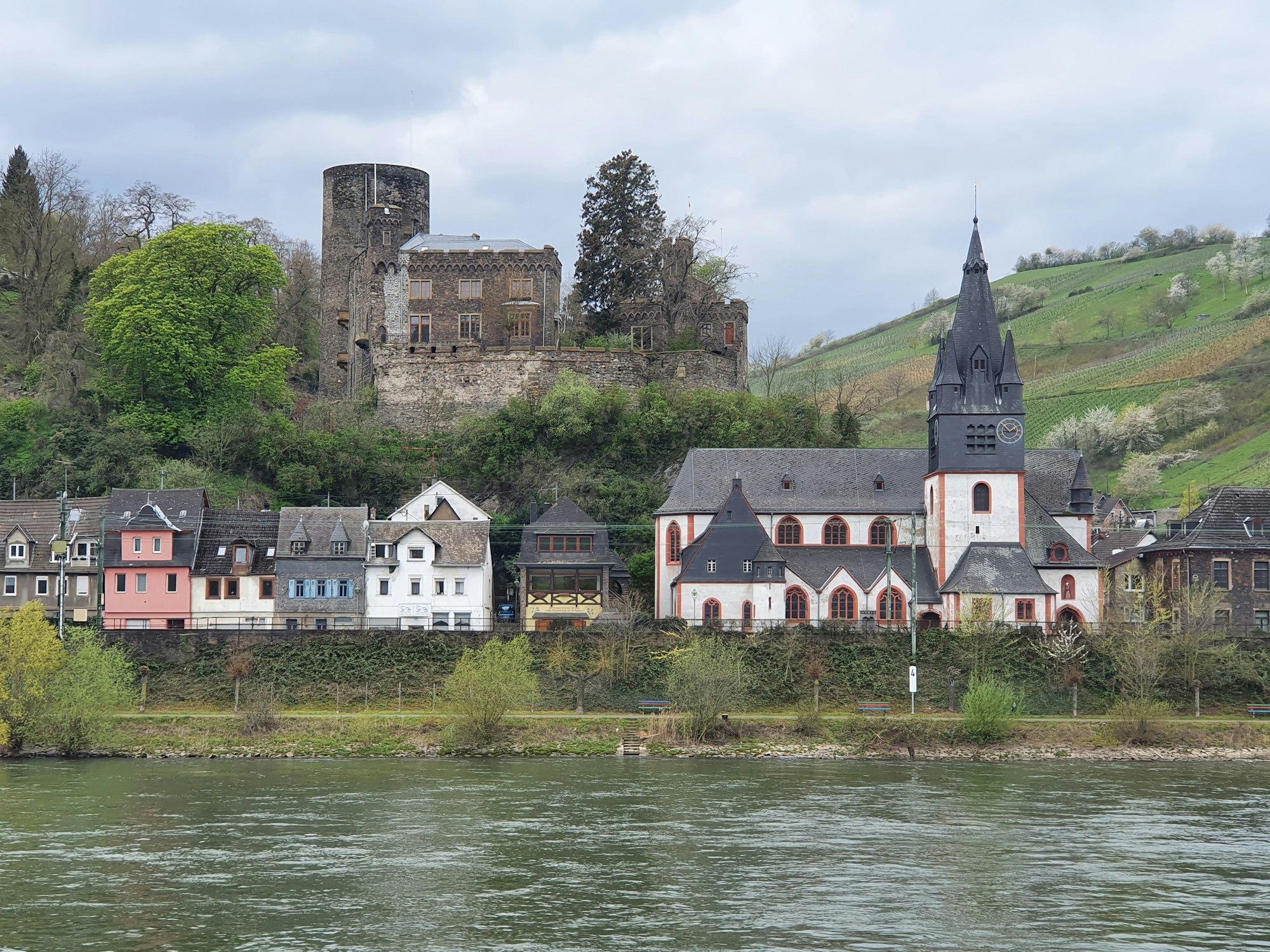 Kreuzfahrt mit der MS Alisa im April 2023 durch das Weltkulturerbe Oberes Mittelrheintal.