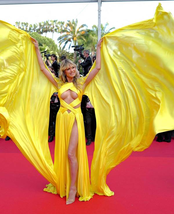 Model Heidi Klum am 24. Mai 2023 bei den Internationalen Filmfestspielen in Cannes.
