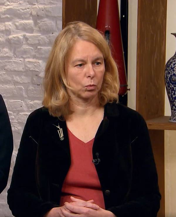 Corinna Drebenstedt und Ehemann Heiner Stix staunen.