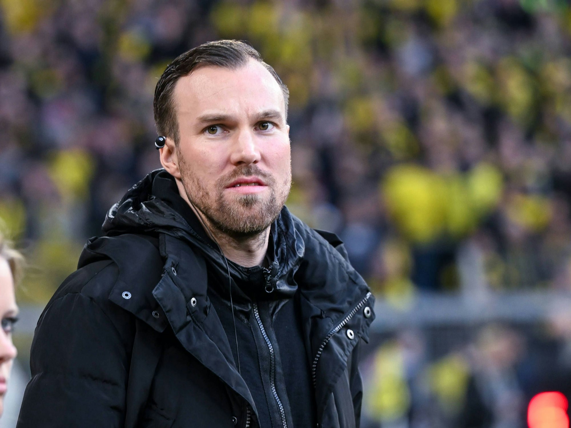 Kevin Großkreutz steht im Signal Iduna Park.