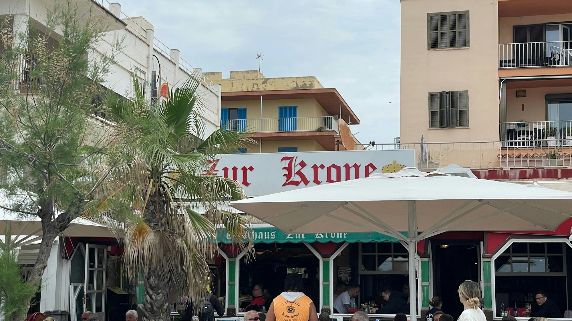 Das Gasthaus „Zur Krone“ in Palma auf Mallorca