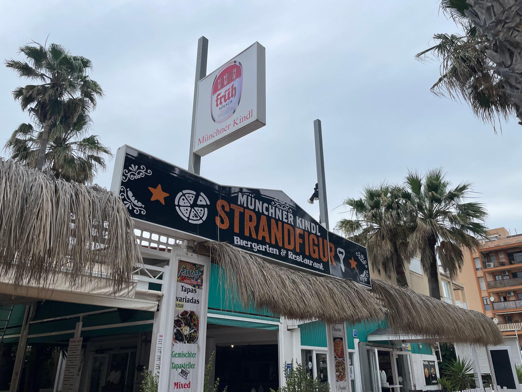 Die „Strandfigur“-Bar auf Mallorca
