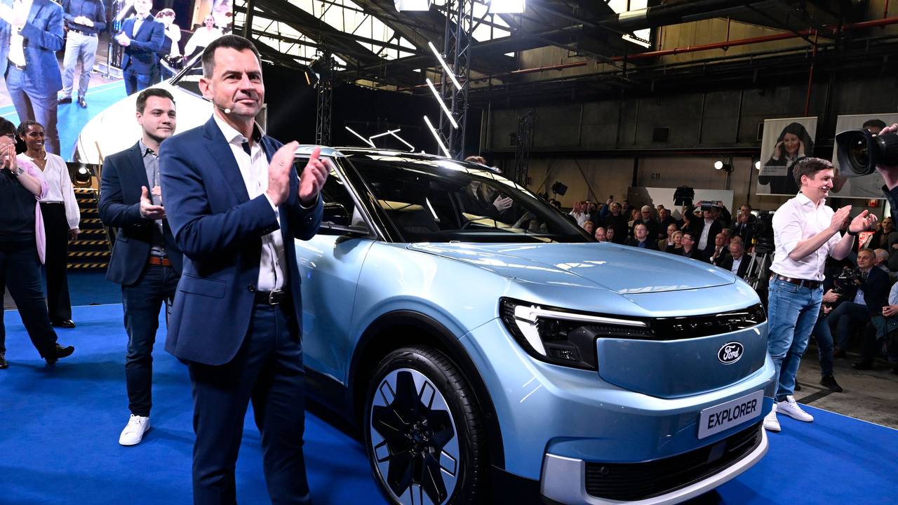 Ford-Chef Martin Sander bei der Vorstellung des neuen Explorer.