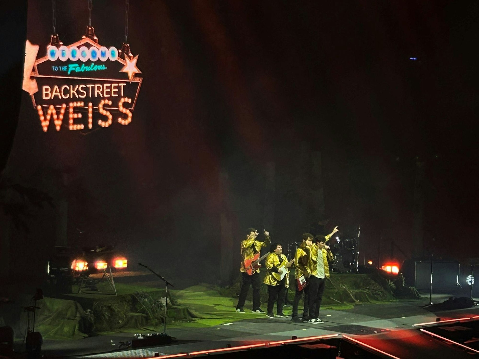 Wincent Weiss und seine Band als Boyband