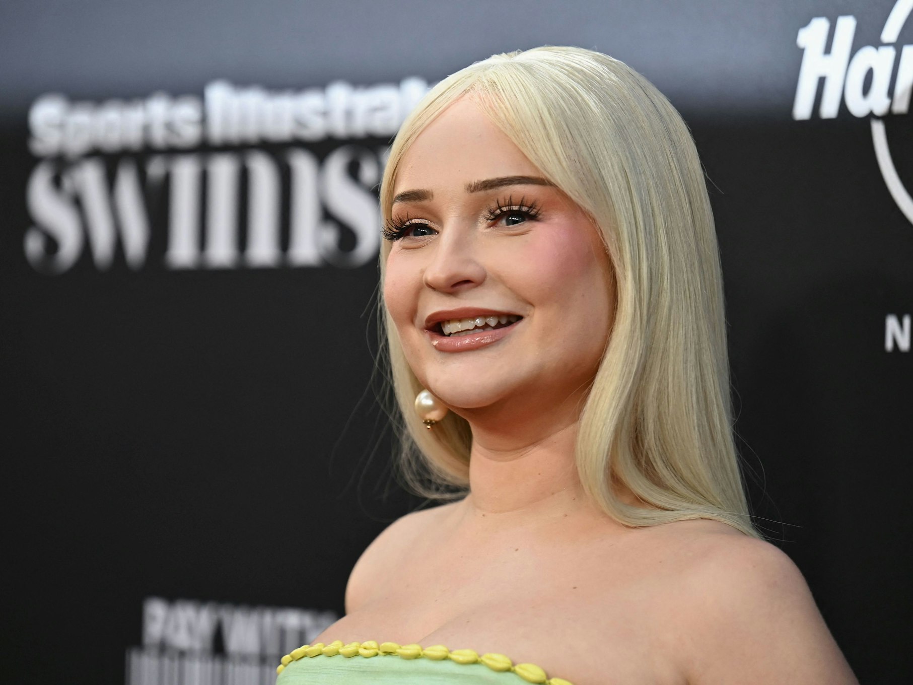 Kim Petras bei einem Event der Sports Illustrated.