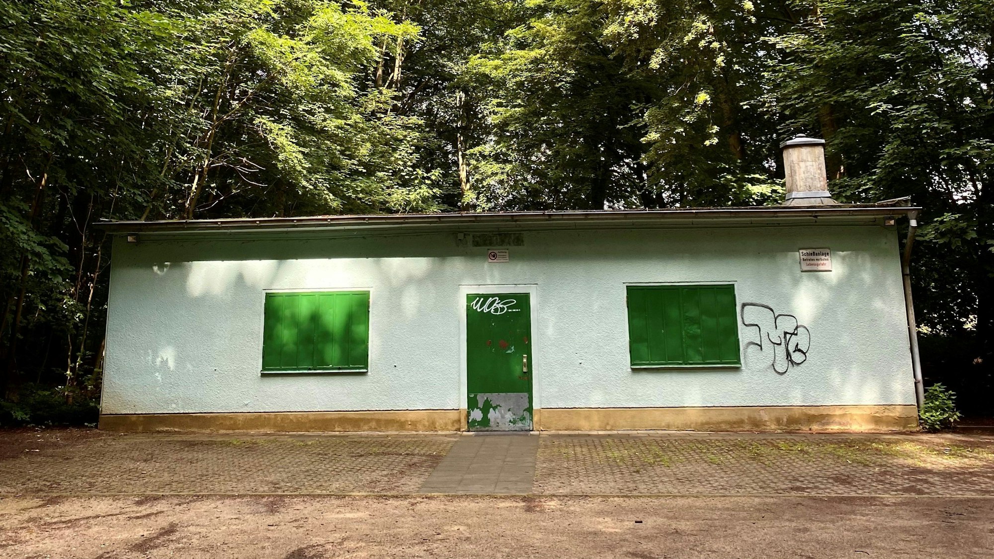 Die Schießanlage im Kölner Grüngürtel